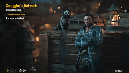 Wie ich antworte, ist dem vertrauenswürdigen Herrn Blackwood egal. Den Auftrag erteilt er mir sowieso.