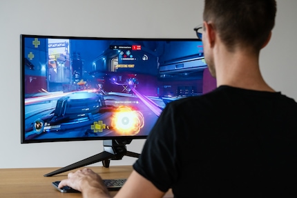Shooters like Overwatch 2 are great to play at 240 Hertz. Not that this increases my skill at all.