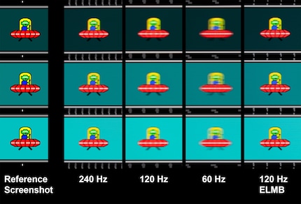 Tracking shots of moving objects with 1/50 second shutter speed. At 120 Hertz with Black Frame Insertion (called ELMB by Asus), the clarity is just as good as at 240 Hertz.