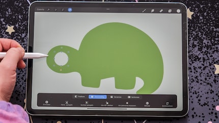 Using the touch gesture, you can easily make a circle round in Procreate. You can also create squares and triangles with a single tap.