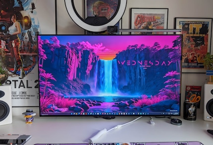 I’d prefer a second monitor but then my desk would definitely be too crowded.