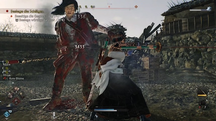 In the endgame, I dismember my enemies with a powerful Odachi sword.