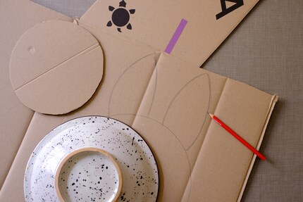 The wider the ring, the more paper you’ll need to cover it.