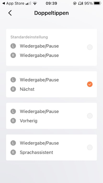Die Touchpads kann ich nach meinen Vorlieben anpassen.
