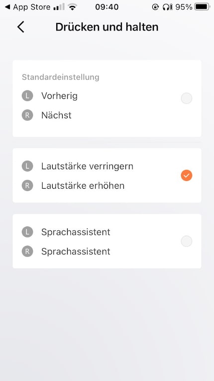 Doch leider sind die Touch-Signale bei Bewegung ungenau.