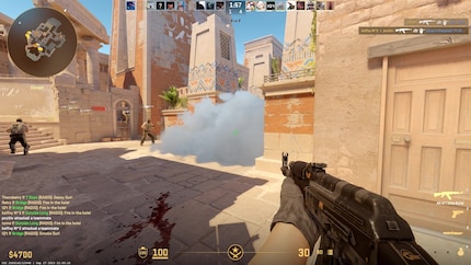 Smoke physics have been completely overhauled for Counter-Strike 2.