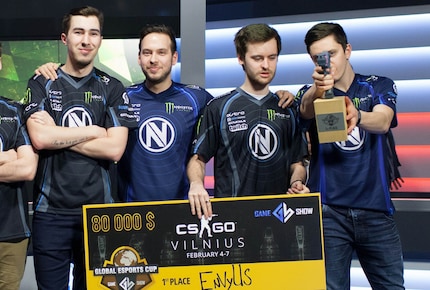 With his team Envyus, Mathieu took first place at the Game Show Global eSports Cup 2016.