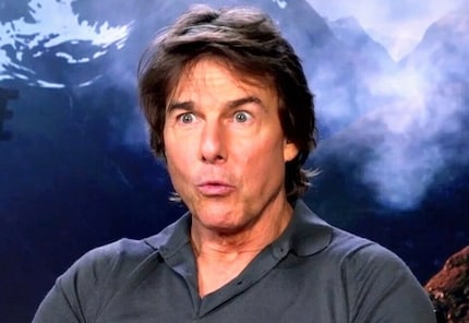Bei Stunt-Profi Tom Cruise fällt nur eines herunter: die Kinnlade.