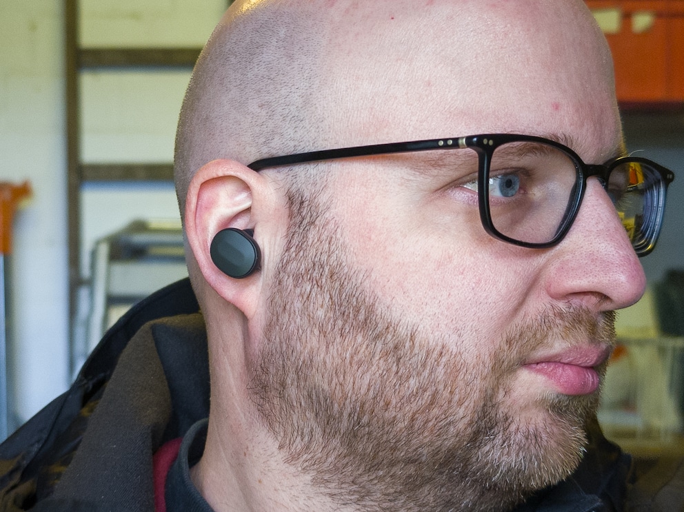 The Fairbuds stick out a little more than many other in-ear models, but it doesn’t really bother me.