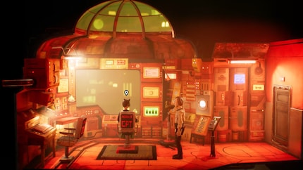 Harold can essentially move freely around the spaceship, paying visits to its oddball inhabitants. In this case, it’s the pilot.
