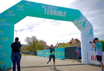 War das ein Spass: Wenn ich beim Zieleinlauf gute Laune habe, war das Rennen ein Erfolg.