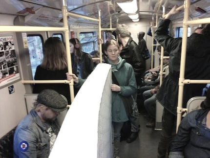 That’s roughly how I felt with my giant piece of furniture on public transport.