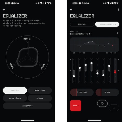 The Nothing X app has an equaliser for both headphones. However, the enhanced one is only available for the Ear.