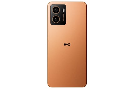The three Pulse smartphones look almost identical. The Pulse + in orange is shown here as an example.