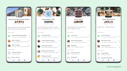 Mit «Communities» kannst du mehrere Gruppen koordinieren.