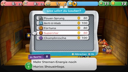 Im Verlauf des Spiels schalte ich immer mehr Platz für neue Orden frei.
