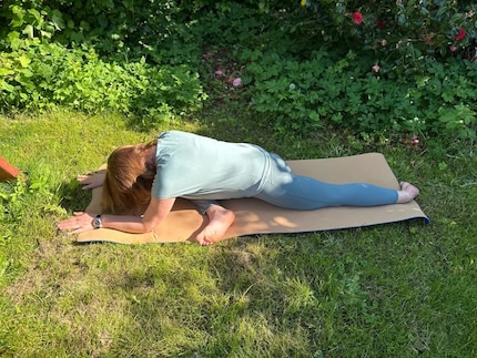 Von Tag zu Tag fallen die Asanas leichter …