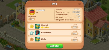 Faschistische Nutzernamen waren in vielen Games zu finden.