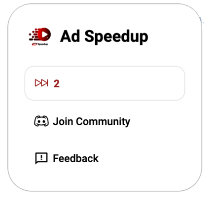 Die Erweiterung zeigt dir immer an, wie viele Ads sie schon übersprungen hat.
