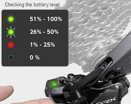 The multifunction button’s for checking the charging status of the battery, among other things.