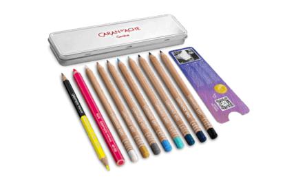 Die komplette Farbpalette des Kreativ-Sets.
