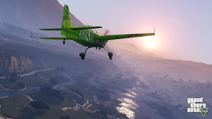 Ich habe schon zig Stunden in «Grand Theft Auto V» verbracht, doch in diese Flusslandschaft habe ich mich noch nie verirrt.