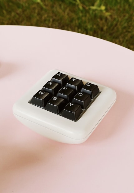 Dieses Designstück ist von einer Tastatur inspiriert, verfolgt jedoch einen anderen Zweck.