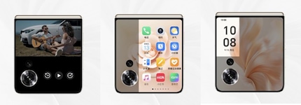 Bei der Anzeige von Apps umgeht Honor die Kameras im Außendisplay.