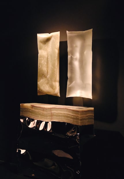 Ex Hale Wall Pieces, Ben Storms | Green Onyx, cast glass