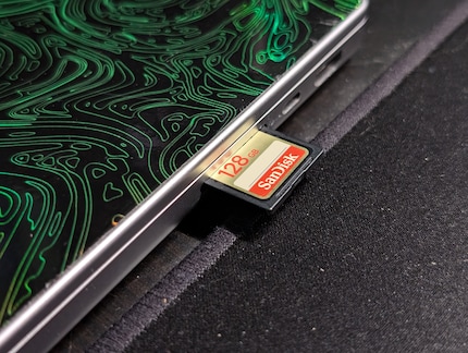 The memory card slot is used every day.