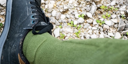 The insides of the ankles are also protected by Endura’s SingleTrack socks.