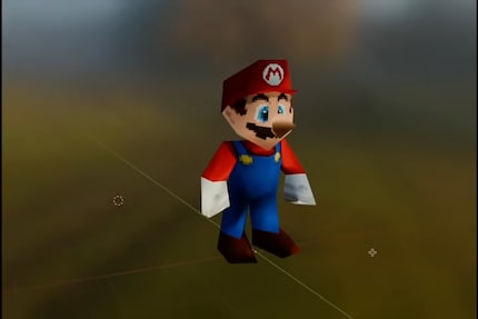 Joshua’s Mario model.