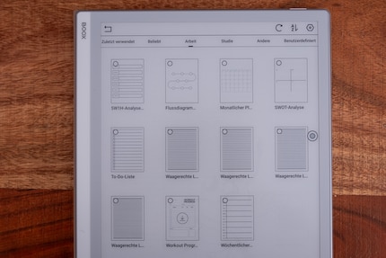 There’s an endless array of notebook page templates.