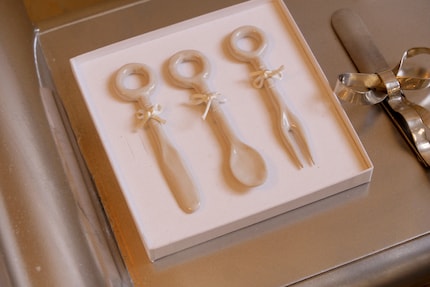 An upgrade: bows are playful and romantic.