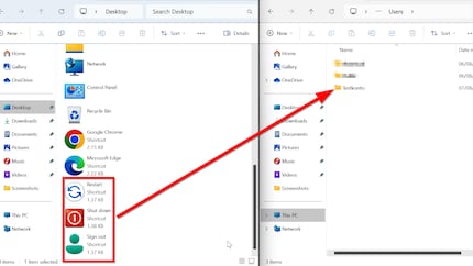 Nachdem ich das Icon in das Windows-Verzeichnis kopiert habe, mache ich einen Neustart.