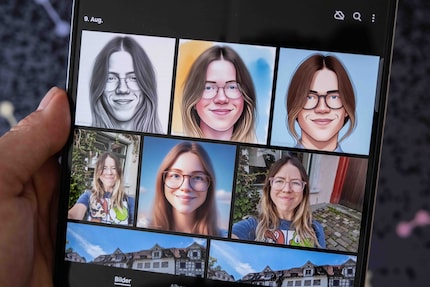 I tried out different portraits from my selfies using AI.