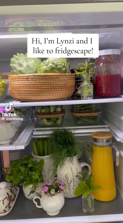 Kunstvolle Kühlschränke: Beim Fridgescaping geht’s um das ästhetische und organisierte Gestalten des Kühlschrankinneren.