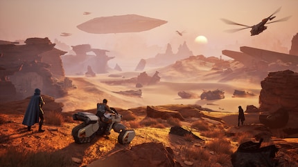 Der Wüstenplanet ist riesig.