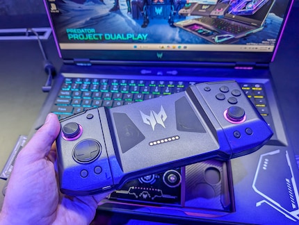 So sieht der Controller aus, der sich unter dem Touchpad versteckt.