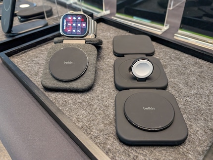 Belkins Wireless Charging Travel Pad mit zwei und drei Ladepunkten.