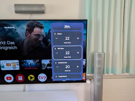 Verbundene Smarthome-Geräte können direkt über den Google Streamer gesteuert werden.