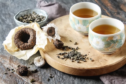Like good wine, pu-erh tea gets more expensive with age. 