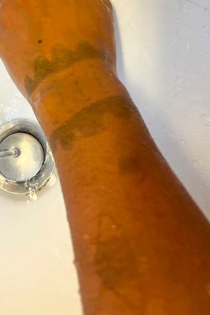 Nur noch zwei, dreimal mit der Seife darüber …
