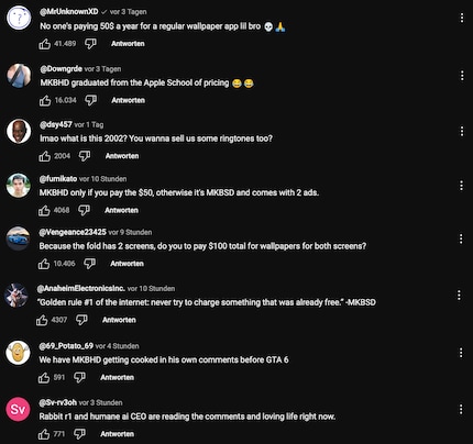 Die Youtube-Community ist gar nicht begeistert.