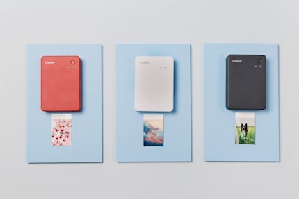 Der Selphy-Printer ist in drei Farben erhältlich.