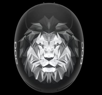 The lion's head is Marco Odermatt's trademark.