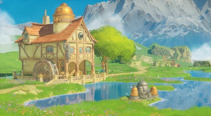 Nach den ersten Schritten im Spiel sehe ich dieses Idyll vor mir.