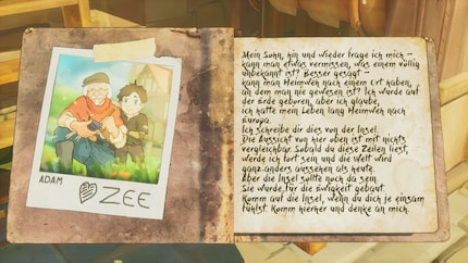 Mit Tagebuchseiten puzzle ich die Story zusammen.