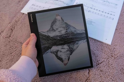 Der Inkpad Eo bietet Platz für Notizen und bunte Comics.