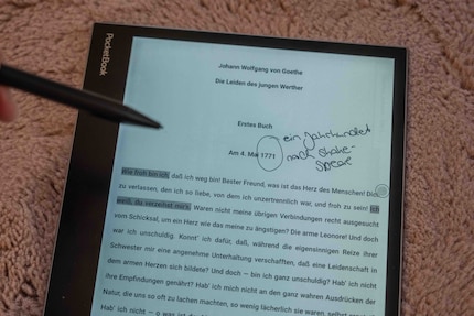 Ich kann Texte bunt markieren. Aber Geduld ist gefragt.